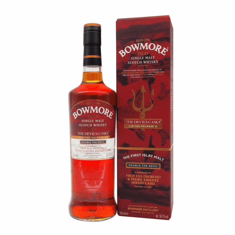 Bowmore The Devil's Casks III (3) Scotch Whisky ABV 56.7% 70cl With Gift Box